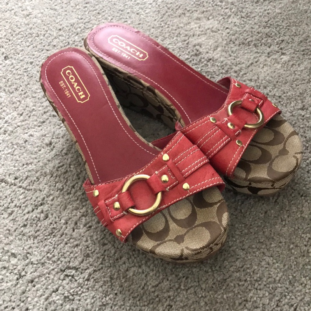 Vintage coach wedges